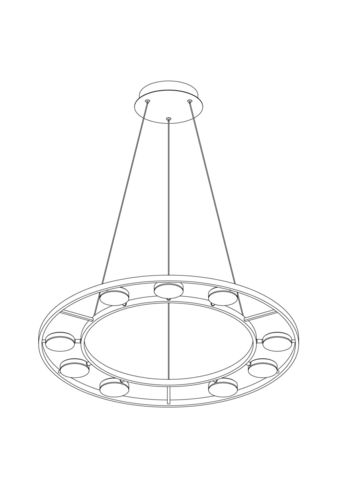 Подвесной светильник Technical Fad MOD070PL-L63B3K