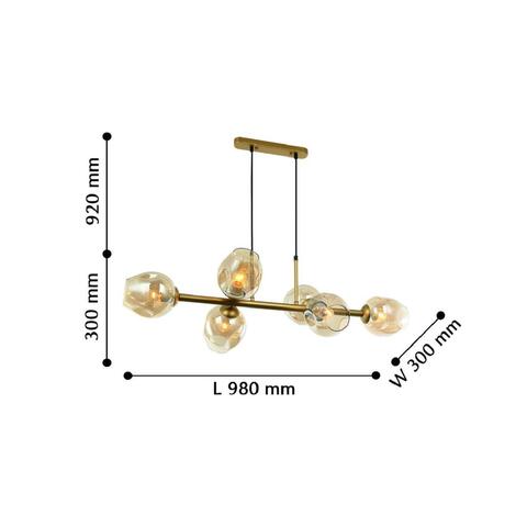 Люстра подвесная Favourite Traube 2362-6P