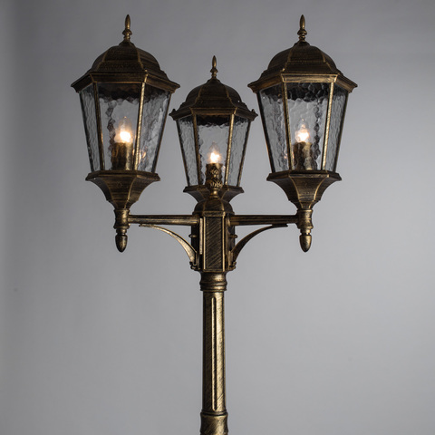 Уличный светильник Arte Lamp Genova A1207PA-3BN