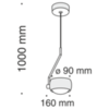 Подвесной светильник Technical Lens MOD072PL-L8W3K