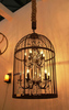 Люстра Vintage birdcage 4+4 лампы D45