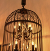 Люстра Vintage birdcage 4+4 лампы D45