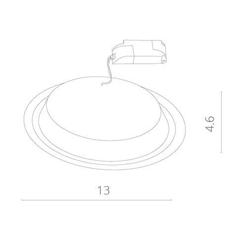 Встраиваемый светильник Arte Lamp Uovo A6406PL-1WH