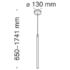 Подвесной светильник Technical Ray P021PL-L10B