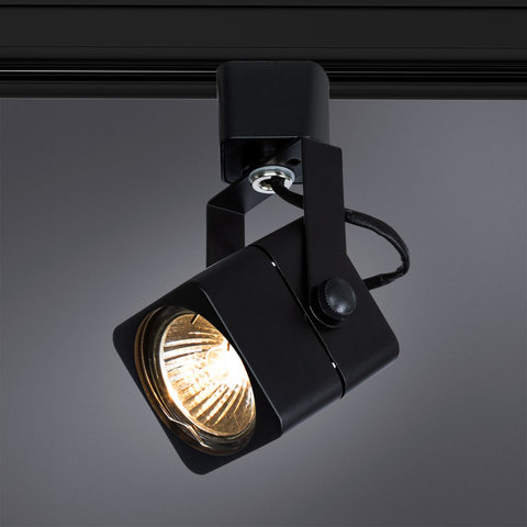 Трековый светильник Arte Lamp Lente A1314PL-1BK