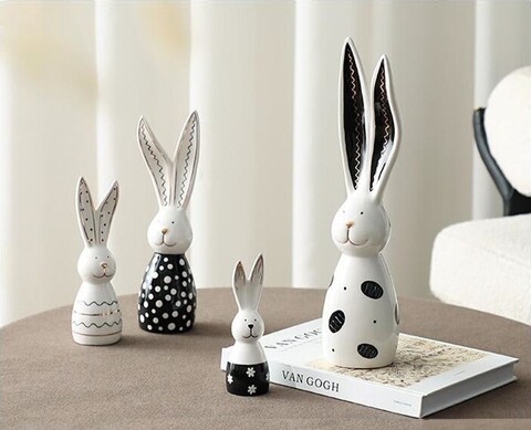 Статуэтка Long ear rabbit black