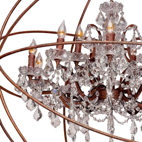 Подвесная люстра Loft It Foucaults Orb Crystal LOFT1897/15