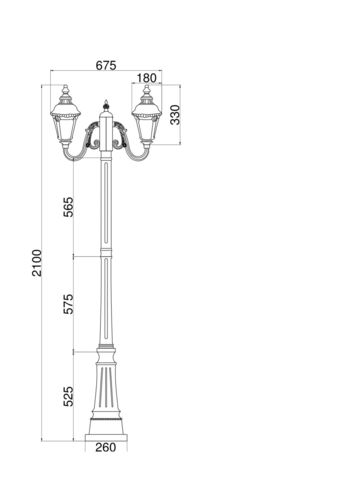 Ландшафтный светильник Outdoor Goiri O028FL-03BZ