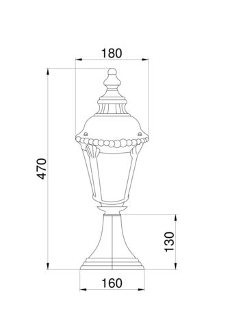 Ландшафтный светильник Outdoor Goiri O029FL-01BZ