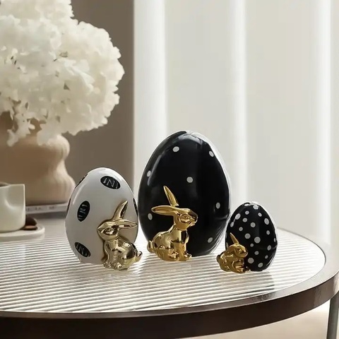 Статуэтка Easter Rabbit Egg white