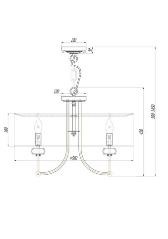 Подвесной светильник Maytoni Roma ARM006PL-06G