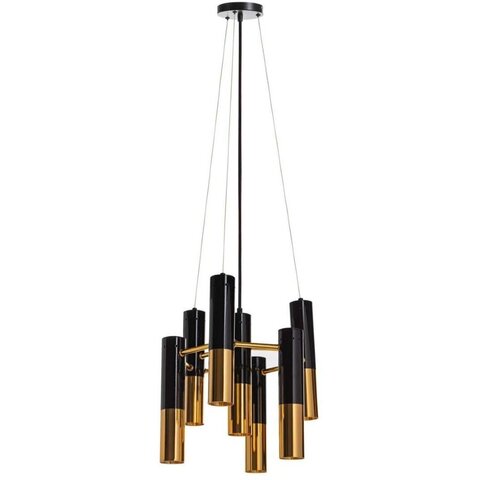 Люстра Ike Suspension Black-Gold 7 D42