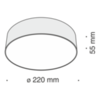 Потолочный светильник Technical Zon C032CL-L32B4K