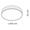 Потолочный светильник Technical Zon C032CL-L43B4K