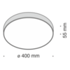 Потолочный светильник Technical Zon C032CL-L48B4K