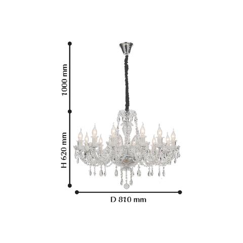 Подвесная хрустальная люстра Favourite Lawanda 2022-12P