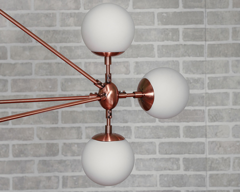 Люстра Modo Chandelier 21 Globes Copper