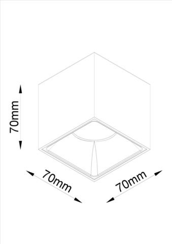 Потолочный светильник Technical Alfa LED C065CL-L12B3K