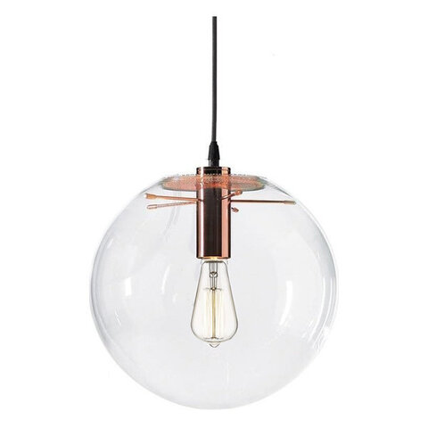 Светильник Glass Ball Ceiling Copper D35