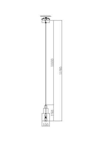 Подвесной светильник Freya Moke FR4006PL-01BS