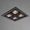 Встраиваемый светильник Arte Lamp Cardani medio A5930PL-4BK
