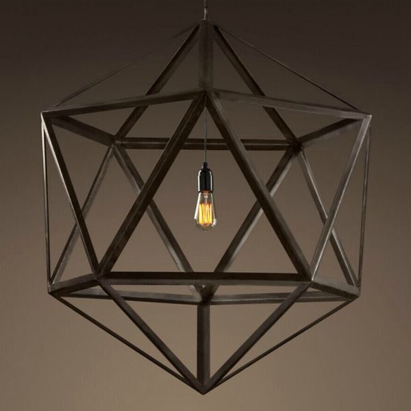 Люстра Steel Polyhedron 1 лампа