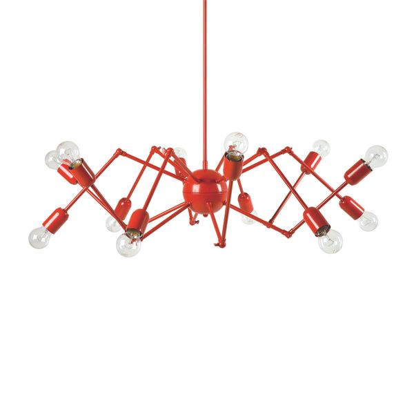Люстра Double Octopus Chandelier Red